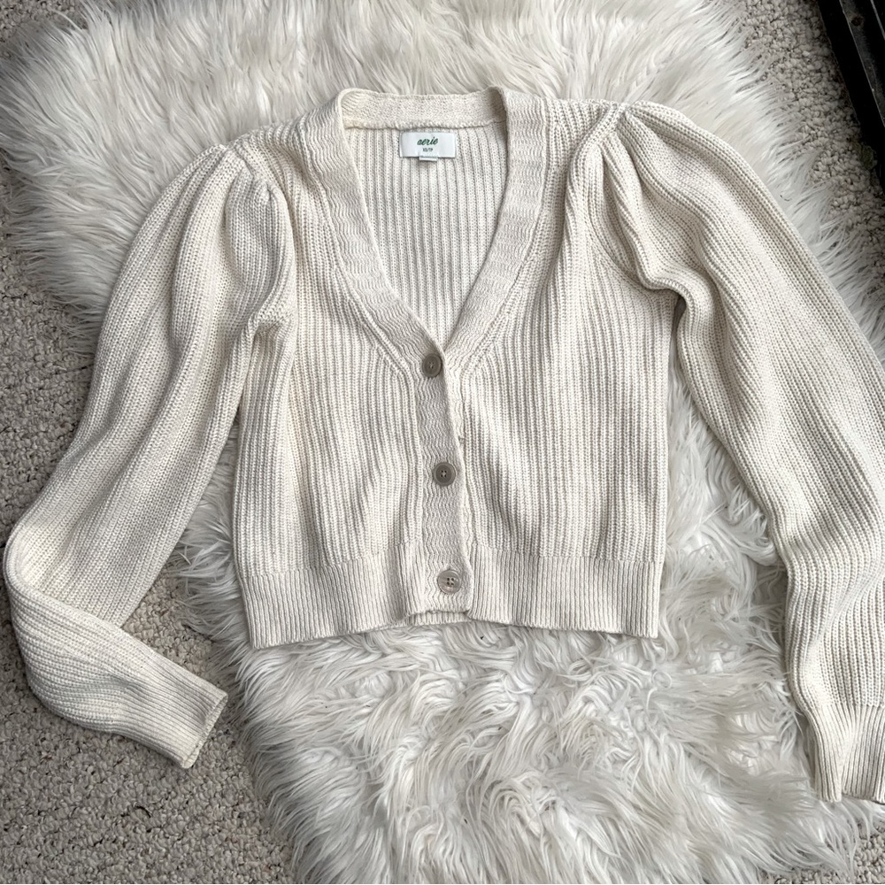 Aerie Cropped Cardigan